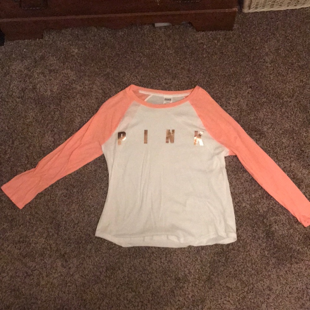 PINK baseball T-shirt